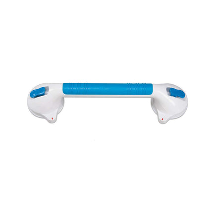 Carex Ultra Grip 12" or 16" Grab Bar, White w/ Blue Details