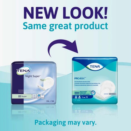 TENA ProSkin Night Super Absorbent Pads 27", Heavy Absorbency, Unisex