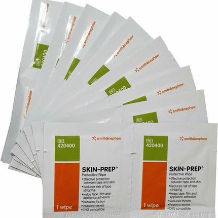 Smith & Nephew SKIN-PREP Protective Wipes Alcohol Prep Pads 50 Count - HV Supply