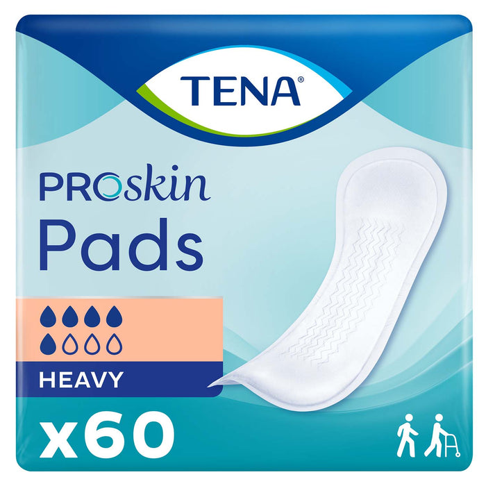 TENA ProSkin Heavy Bladder Leakage Pad for Women 12", Heavy Absorbency, Regular Length