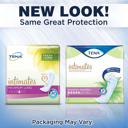 TENA Intimates Maximum Bladder Leakage Pad for Women 15", Heavy Abosrbency, Long Length