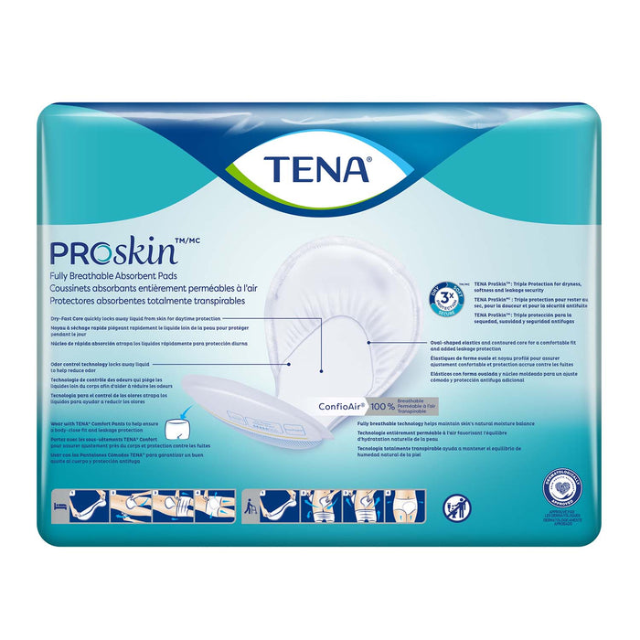 TENA ProSkin Day Regular Absorbent Pads 24", Moderate Absorbency, Unisex