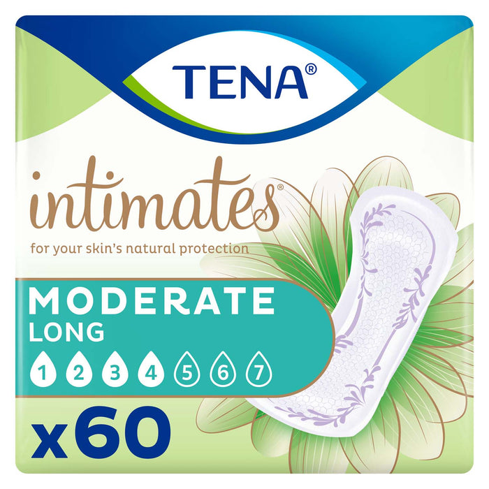 TENA Intimates Moderate Bladder Leakage Pad for Women 12", Moderate Absorbency, Long Length