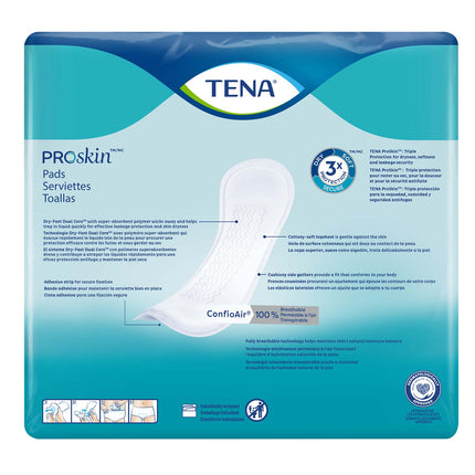 TENA ProSkin Heavy Bladder Leakage Pad for Women 12", Heavy Absorbency, Regular Length