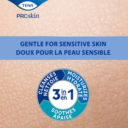 TENA ProSkin Cleansing Cream Rinse-Free Body Wash, Scented, 8.5 fl. oz., 1/Tube