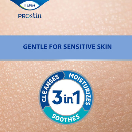 TENA ProSkin Cleansing Cream Rinse-Free Body Wash, Scented, 8.5 fl. oz., 1/Tube