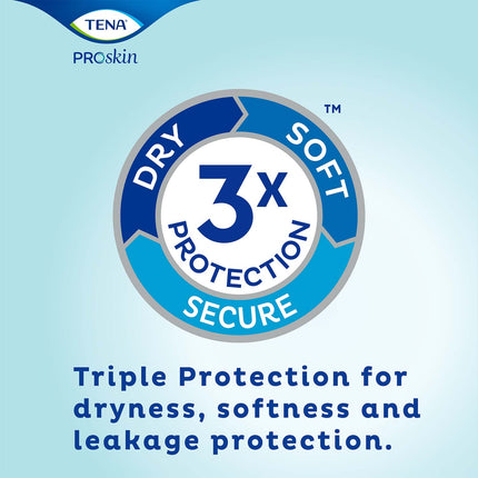 TENA ProSkin Night Super Absorbent Pads 27", Heavy Absorbency, Unisex