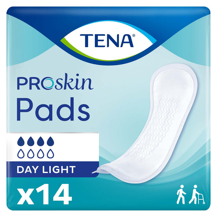 TENA ProSkin Day Light Incontinence Pad 13", Light Absorbency, Unisex