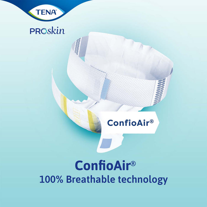 TENA ProSkin Flex Maxi Belted Incontinence Brief 33"- 50", Heavy Absorbency, Unisex, Large
