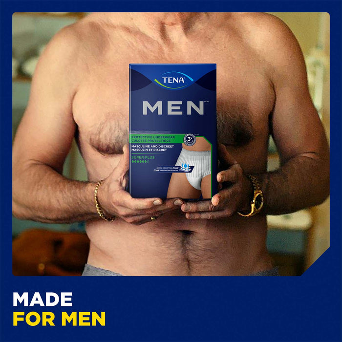TENA MEN Protective Incontinence Underwear Super Plus Absorbency, Larg — HV  Supply