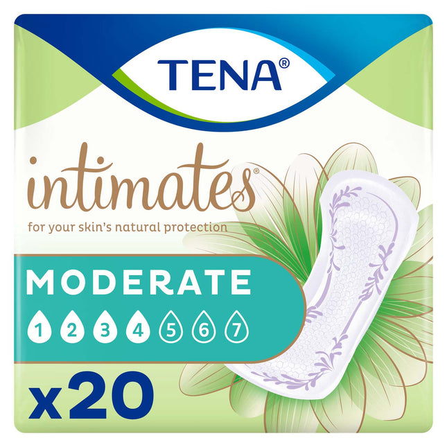 TENA Intimates Moderate Bladder Leakage Pad for Women 11", Moderate Absorbency, Regular Length