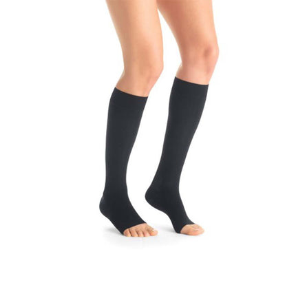 JOBST Maternity Opaque Compression Stockings, 15-20 mmHg, Knee High, Open Toe - HV Supply