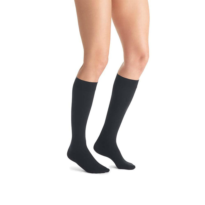 JOBST Opaque Compression Stockings, 15-20 mmHg, Knee High, SoftFit Band, Closed Toe - HV Supply