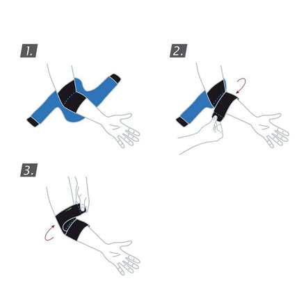Actimove Sports Edition Elbow Support Adjustable, Universal, Black - HV Supply