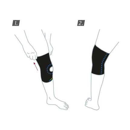 Actimove Sports Edition Knee Support, Open Patella - HV Supply