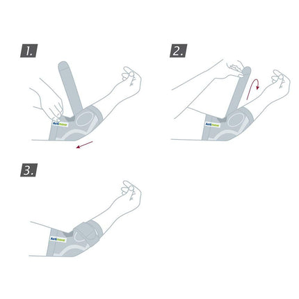 Actimove Everyday Supports Elbow Support Pressure Pads, Strap, Beige - HV Supply