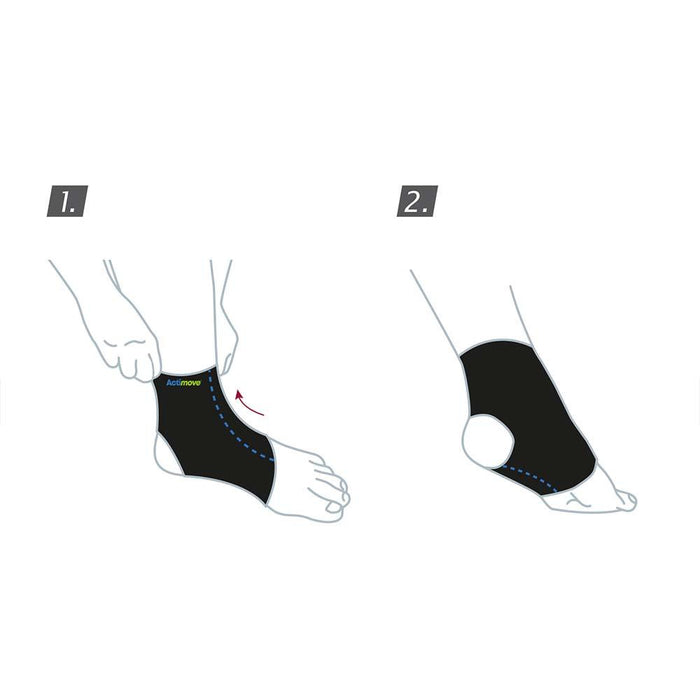 Actimove Sports Edition Ankle Support, Navy - HV Supply