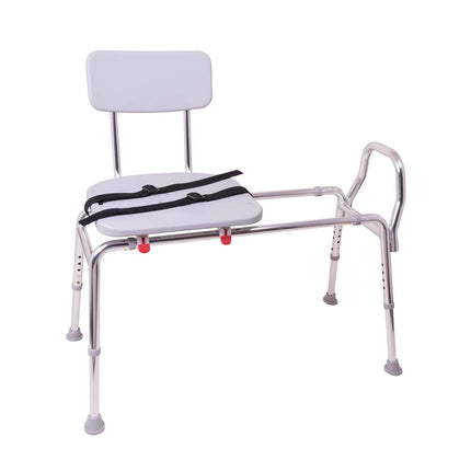 Eagle Health Sliding Transfer Bench w/ Seat & Back