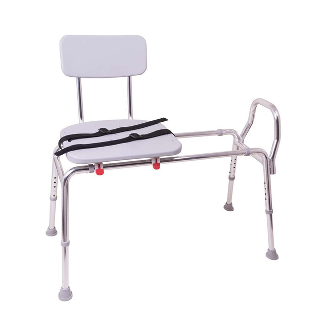 Eagle Health Sliding Transfer Bench w/ Seat & Back