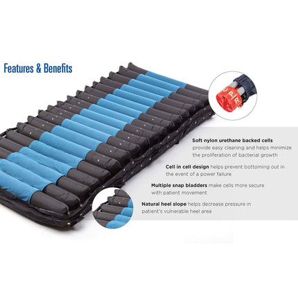 Invacare microAIR, Alternating Pressure w/ Low Air Loss, Mattress Only - HV Supply