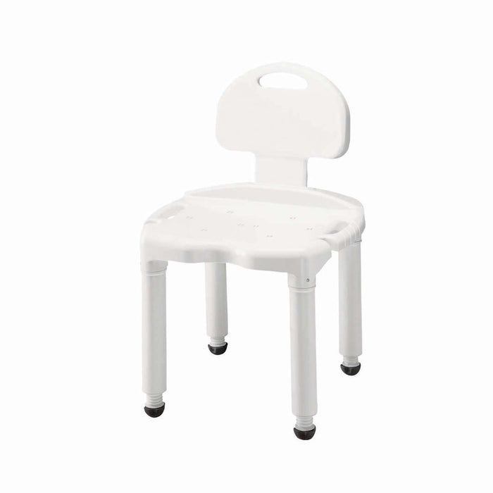Carex Universal Bath Seat W/ or W/O Back, White