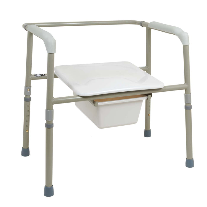 ProBasics Bariatric Three-in-One Commode, 450lb Weight Capacit, Grey (Case of 2)