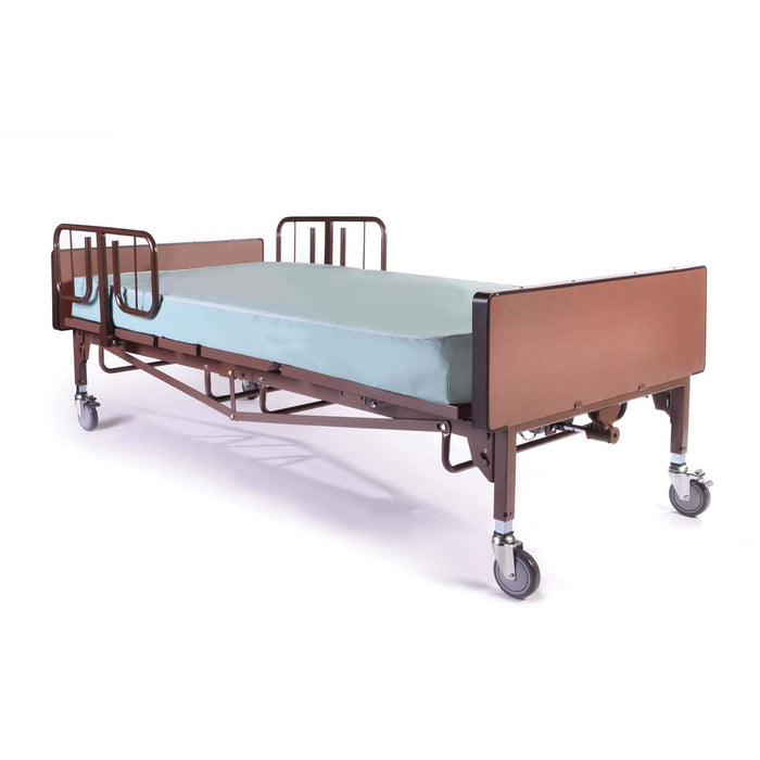 Probasics 42" Full Electric Bariatric Bed Package w/ Foam Mattress & Half-Length Rails