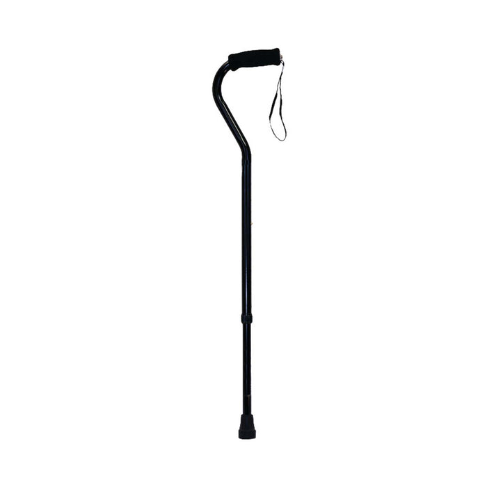 ProBasics Offset Cane with Strap, Black (Single, 10 or 20 Count)