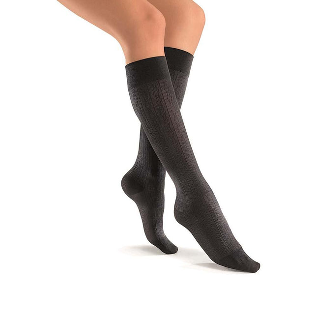 JOBST soSoft Compression Socks, 20-30 mmHg, Knee High, Brocade, Closed Toe - HV Supply