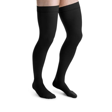 JOBST forMen Compression Socks, 15-20 mmHg, Thigh High, Closed Toe - HV Supply