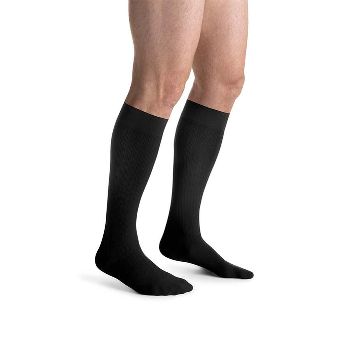 JOBST forMen Ambition Compression Socks, 20-30 mmHg, Knee High, SoftFit Band, Closed Toe - HV Supply