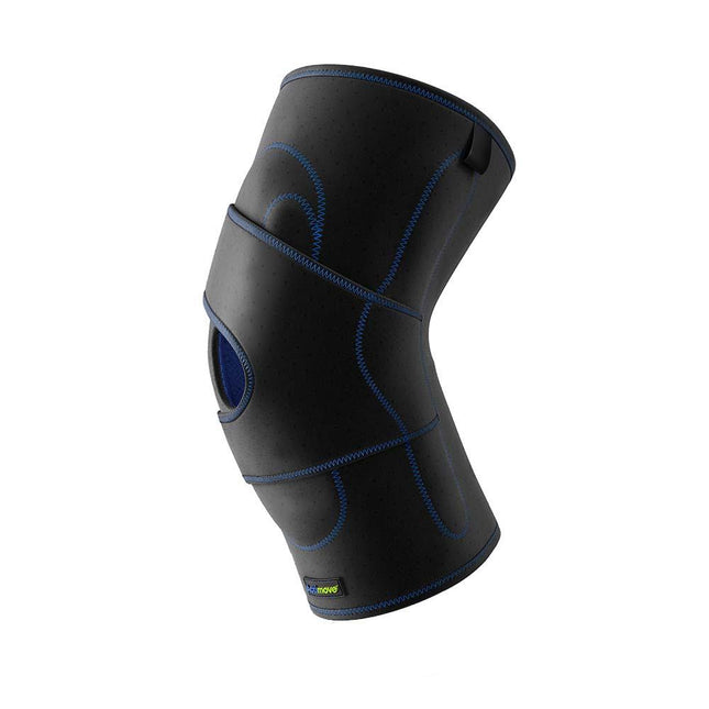 Actimove Sports Edition Knee Brace Lateral Support Simple Hinges, Condyle Pads J-Shaped Buttress, Black - HV Supply