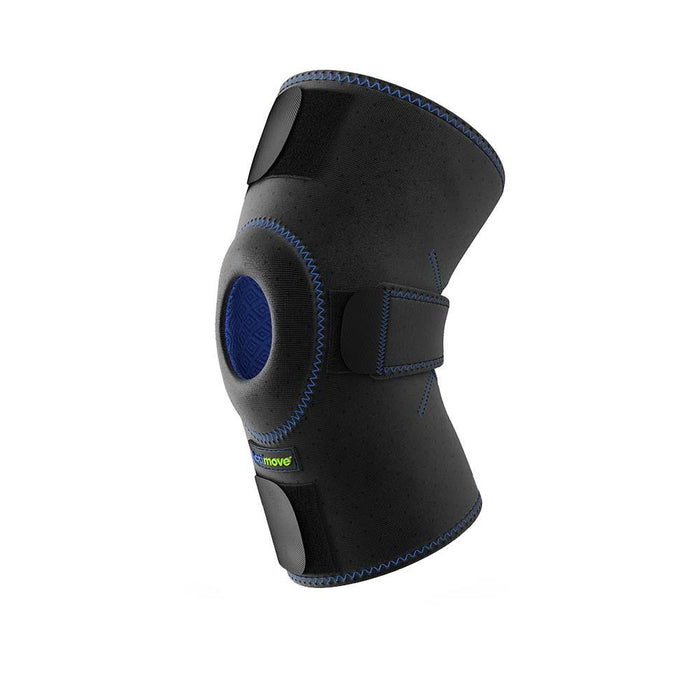 Actimove Sports Edition Knee Support, Open Patella, Adjustable, Universal, Black - HV Supply