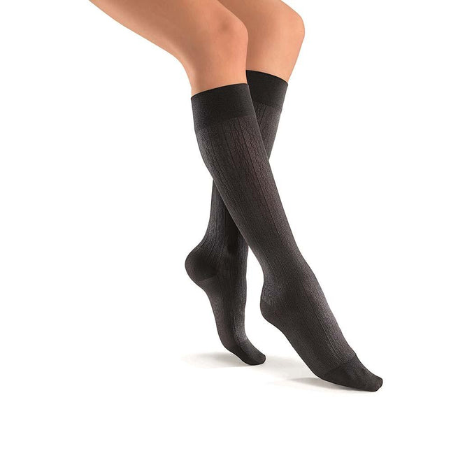 JOBST soSoft Compression Socks, 15-20 mmHg, Knee High, Brocade, Closed Toe - HV Supply