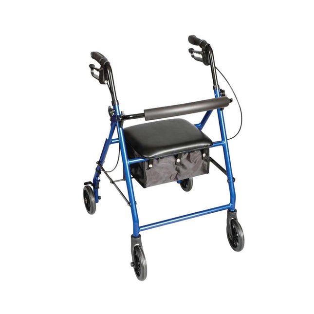 Carex Classics Rolling Walker, Blue