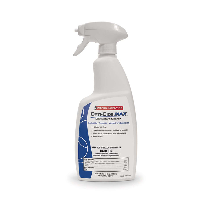 Opti-Cide Max Surface Disinfectant Trigger Spray Bottle, 24 oz. (12 per Case)