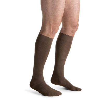 JOBST forMen Ambition Compression Socks, 15-20 mmHg, Knee High, SoftFit Band, Closed Toe - HV Supply