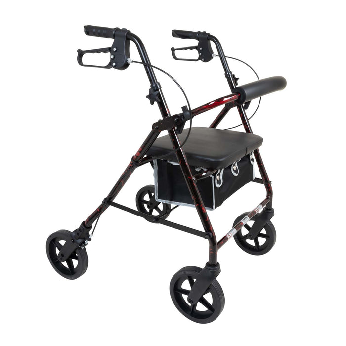 ProBasics Deluxe Aluminum Rollator with 8-inch Wheels