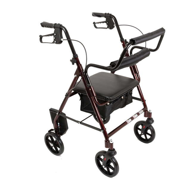 ProBasics Aluminum Transport Rollator with 8-inch Wheels