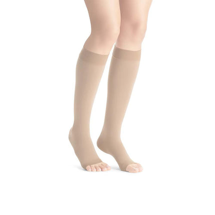 JOBST Maternity Opaque Compression Stockings, 15-20 mmHg, Knee High, Open Toe - HV Supply