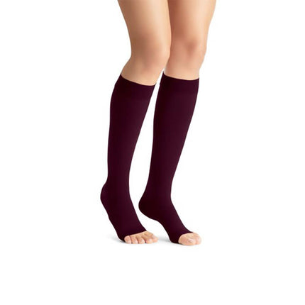 JOBST Maternity Opaque Compression Stockings, 15-20 mmHg, Knee High, Open Toe - HV Supply