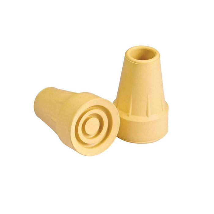Carex Extra Large Crutch Tips 7/8", Cream - 2 Pack