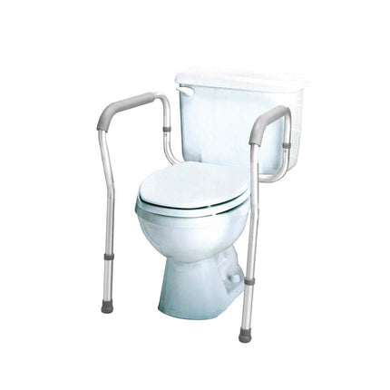 Carex Toilet Safety Frame, Grey (Brown Box)
