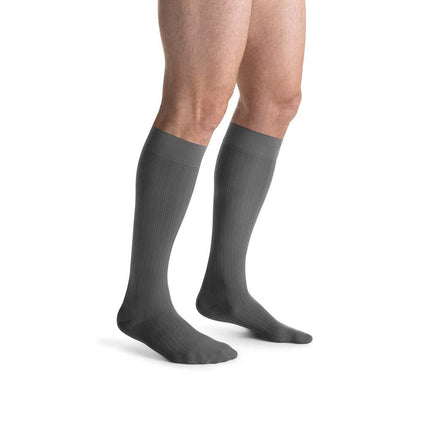 JOBST forMen Ambition Compression Socks, 20-30 mmHg, Knee High, SoftFit Band, Closed Toe - HV Supply
