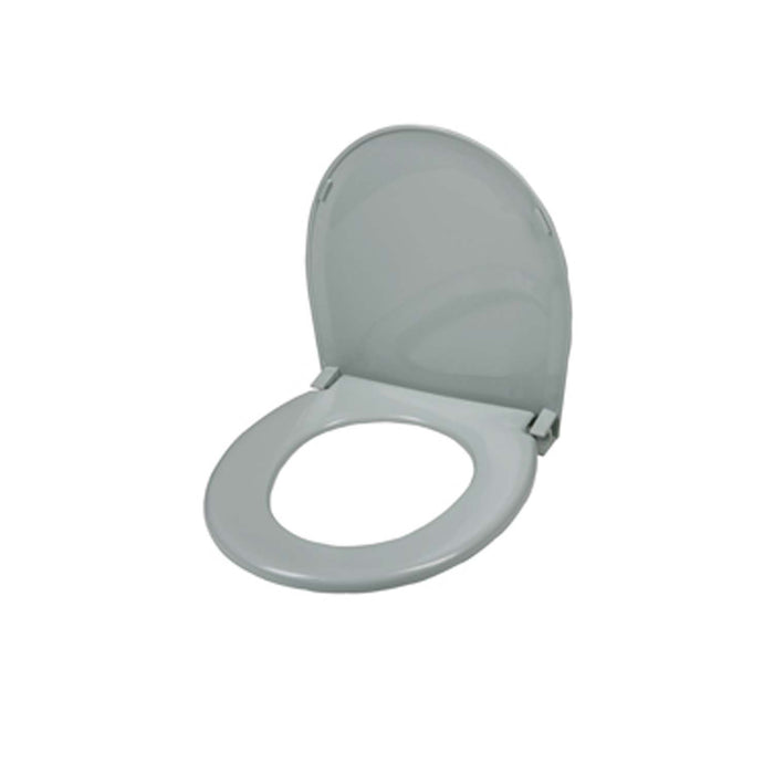 Roscoe Elongated Commode Seats and Lids for BS31C, BTH-31C, Grey (Case of 4)