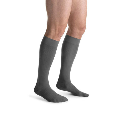 JOBST forMen Ambition Compression Socks, 30-40 mmHg, Knee High, SoftFit Band, Closed Toe - HV Supply