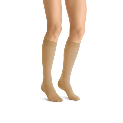 JOBST Opaque Compression Stockings, 15-20 mmHg, Knee High, SoftFit Band, Closed Toe - HV Supply