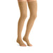 JOBST Opaque Compression Stockings, 15-20 mmHg, Thigh High, Silicone Dot Band, Open Toe - HV Supply