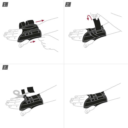 Actimove Professional Wrist Splint 6″, Black