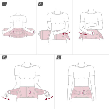 Actimove Professional Deluxe Lumbar Sacral Support Rigid Panel, For Women